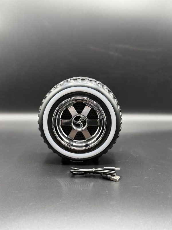 RGB Tyre Shape Wireless Bluetooth Speaker With LED Light